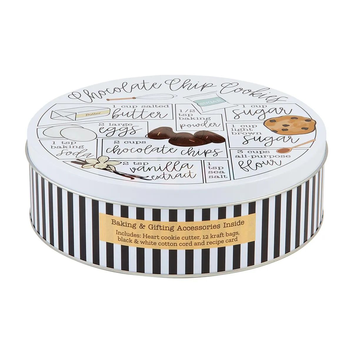Mud Pie Chocolate Chip Cookie Recipe Tin Set