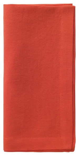 Mykonos Napkin color: Tomato - Set of 4