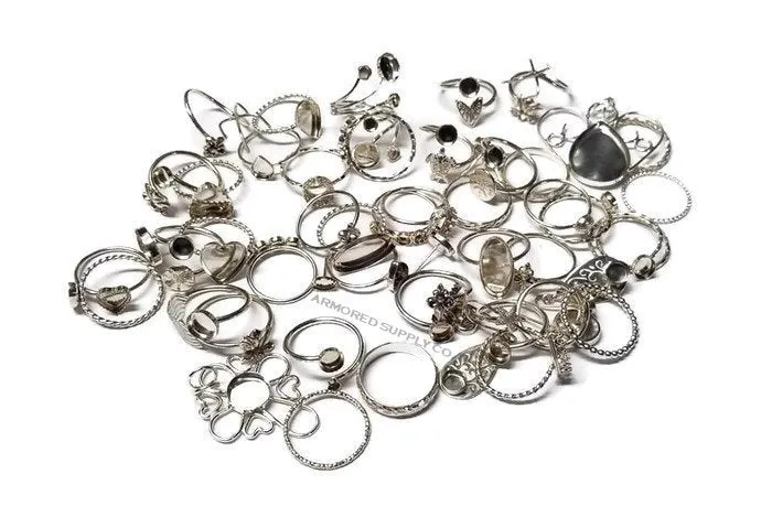 MYSTERY GRAB BAG Silver Ring Setting - Mix of Settings