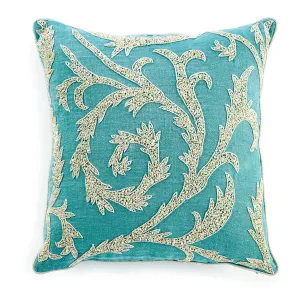 Napa Home Garden, AMALFI SEQUIN 18" SQUARE PILLOW,pn200bl