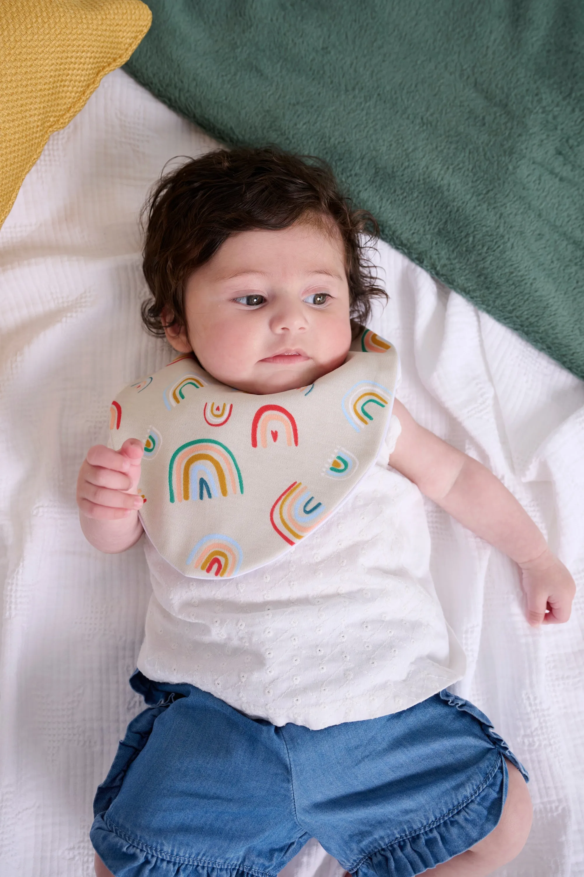 Nature Bundle of 3 Waterproof Dribble Bibs