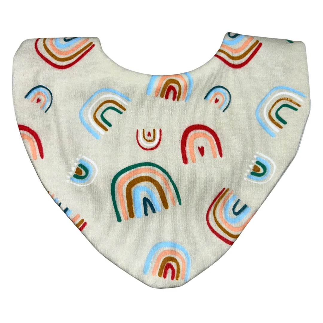Nature Bundle of 3 Waterproof Dribble Bibs