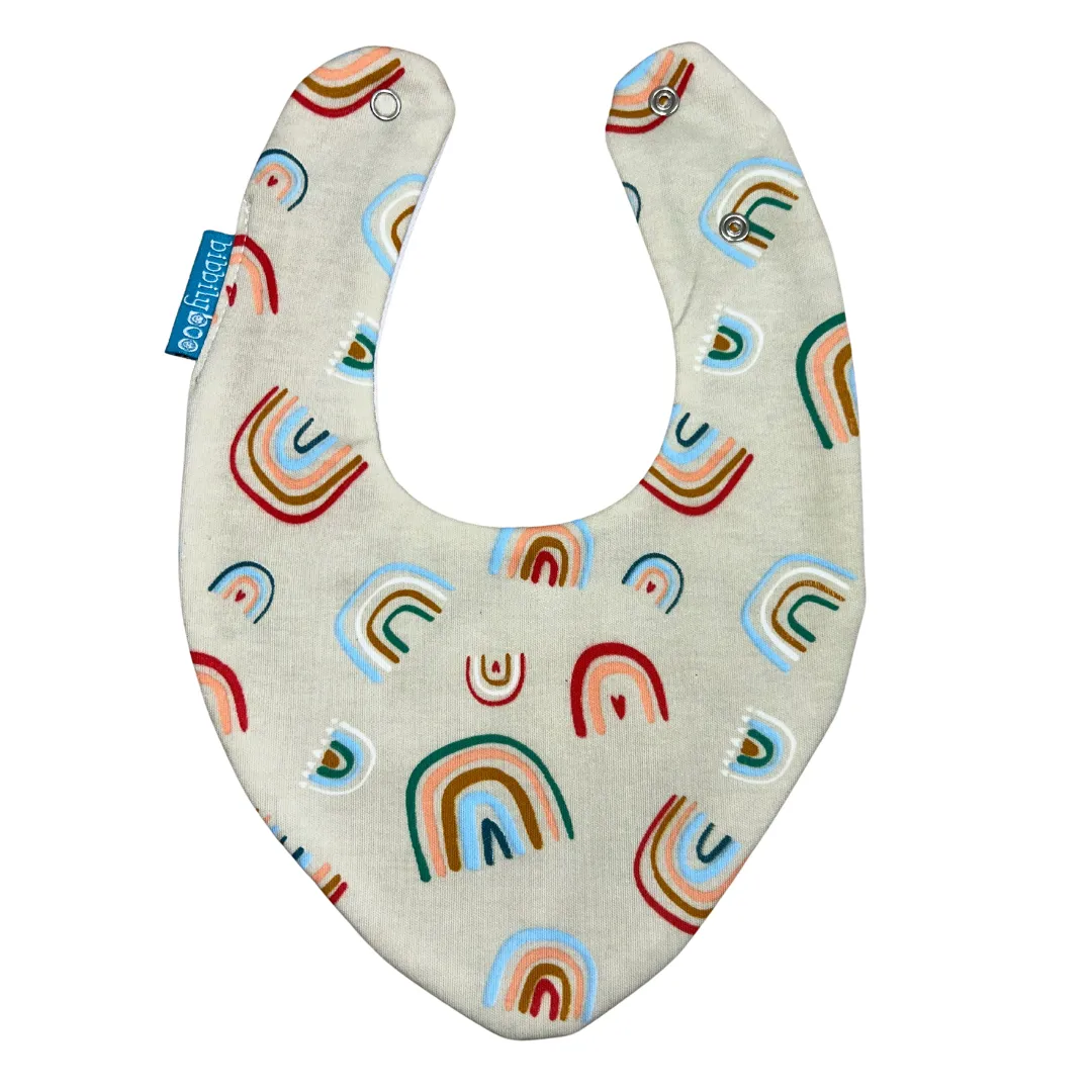 Nature Bundle of 3 Waterproof Dribble Bibs