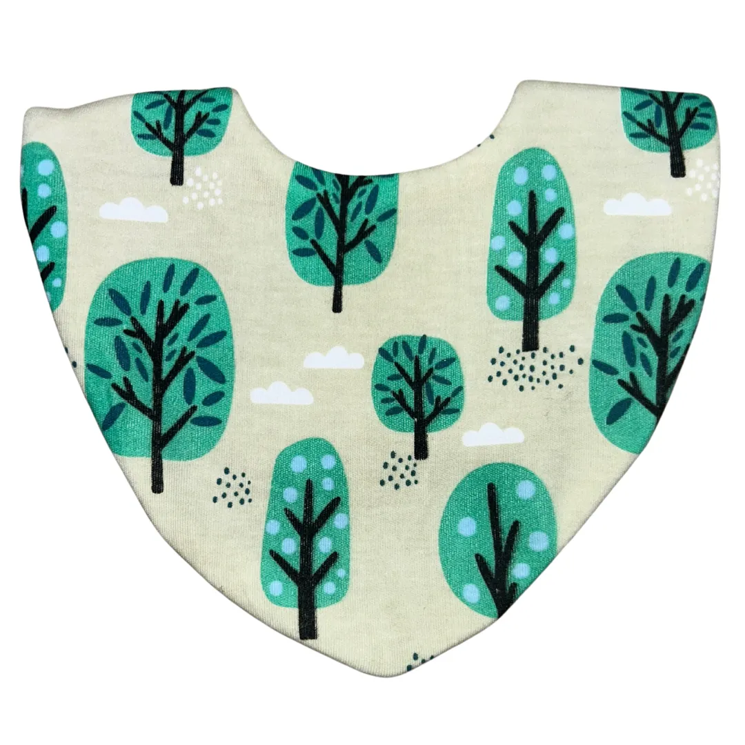 Nature Bundle of 3 Waterproof Dribble Bibs