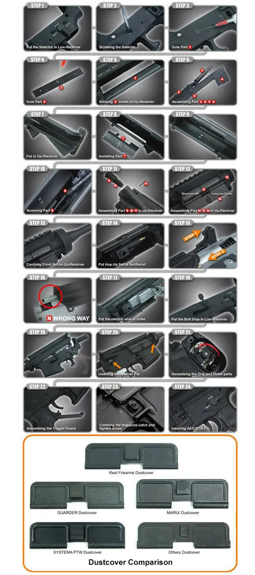 New Generation SR-16 E3 Metal Receiver (OD Coating)