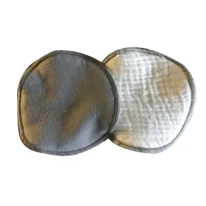 NEW GENES MATERNITY| RE-USABLE NURSING PADS |GREY