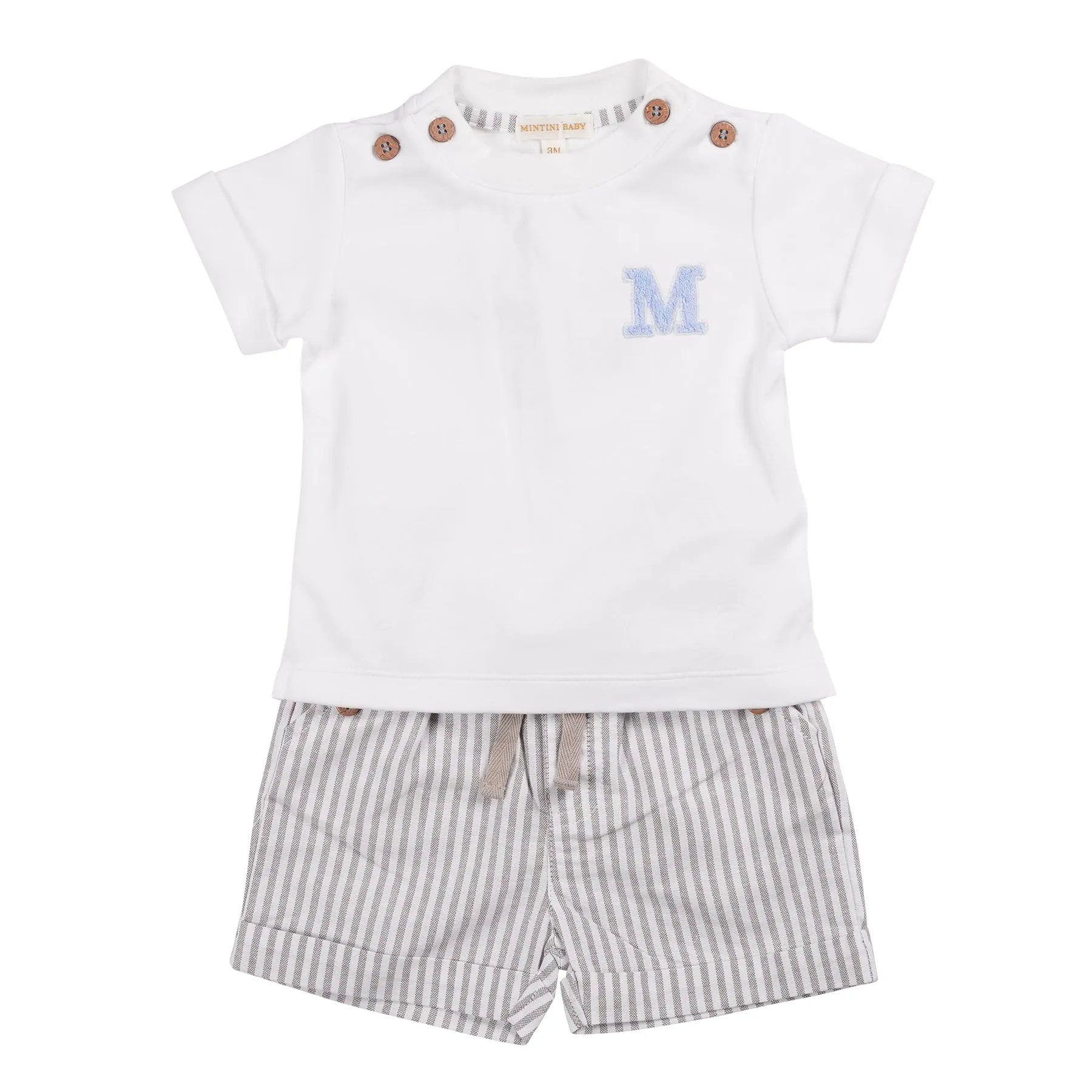 NEW SS25 Mintini Shorts Set white/sage MB6315
