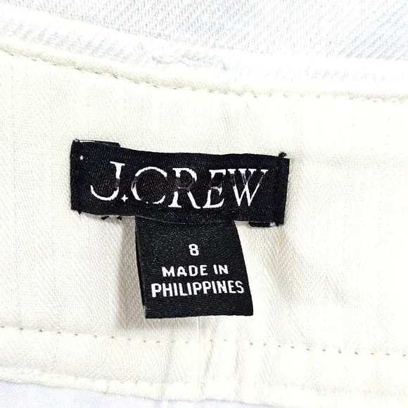NWT J.Crew Remi Short in Stretch Linen Blend Size 8