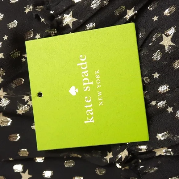 NWT, Kate Spade New York Night Sky Lurex Dot Skirt