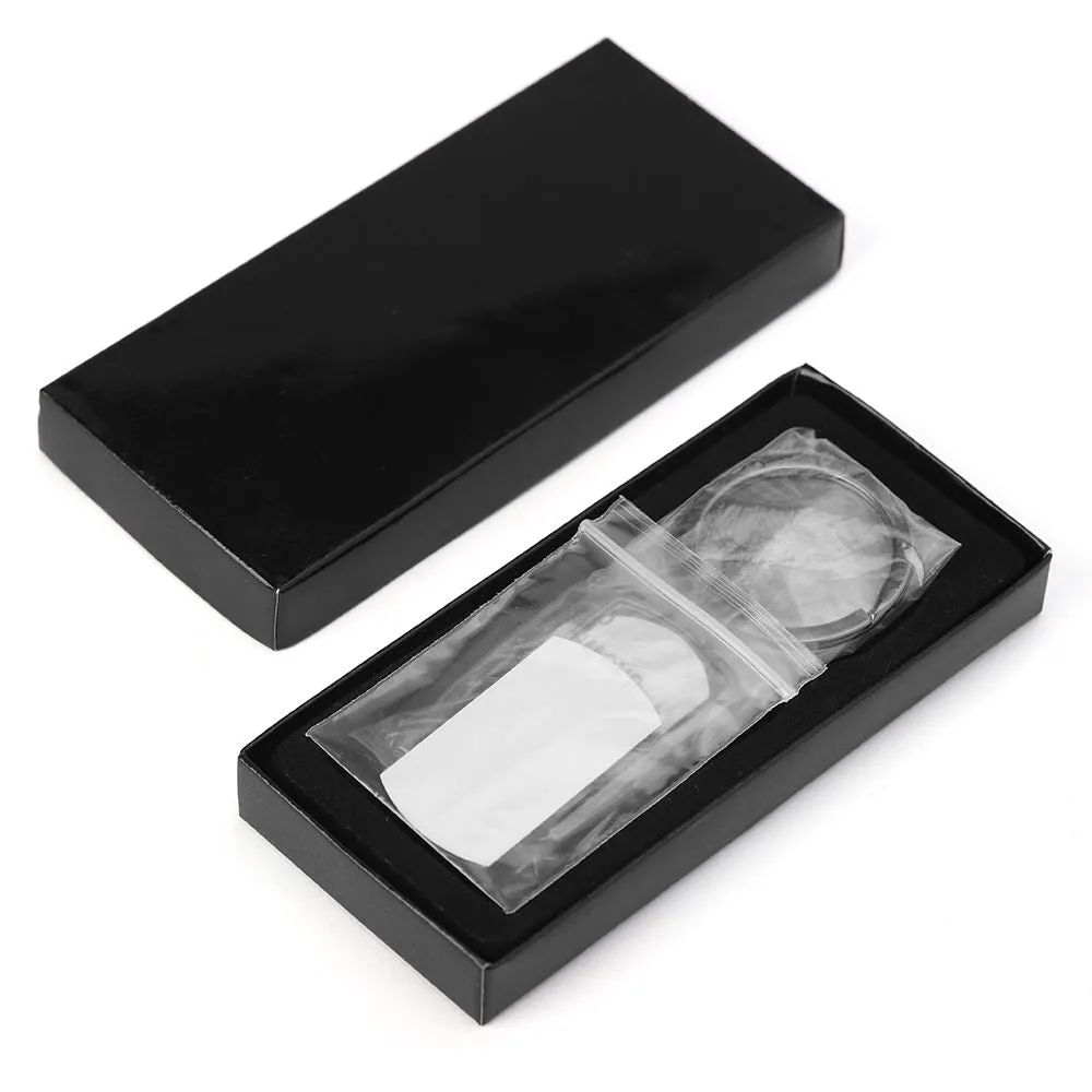 Oblong Metal Keyring - Smoked Black