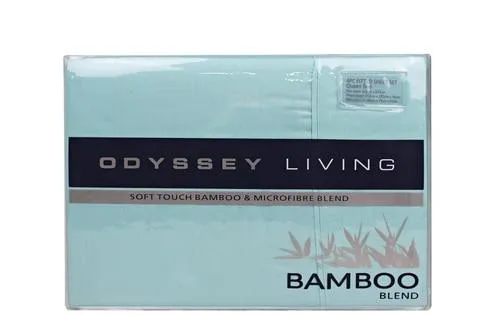 Odyssey Living Bamboo Blend Sheet Sets - Aqua