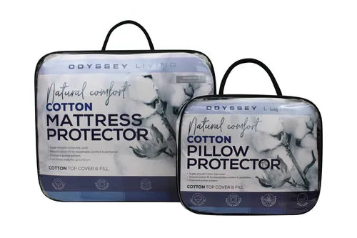 Odyysey Living Cotton Quilted Mattress & Pillow Protector