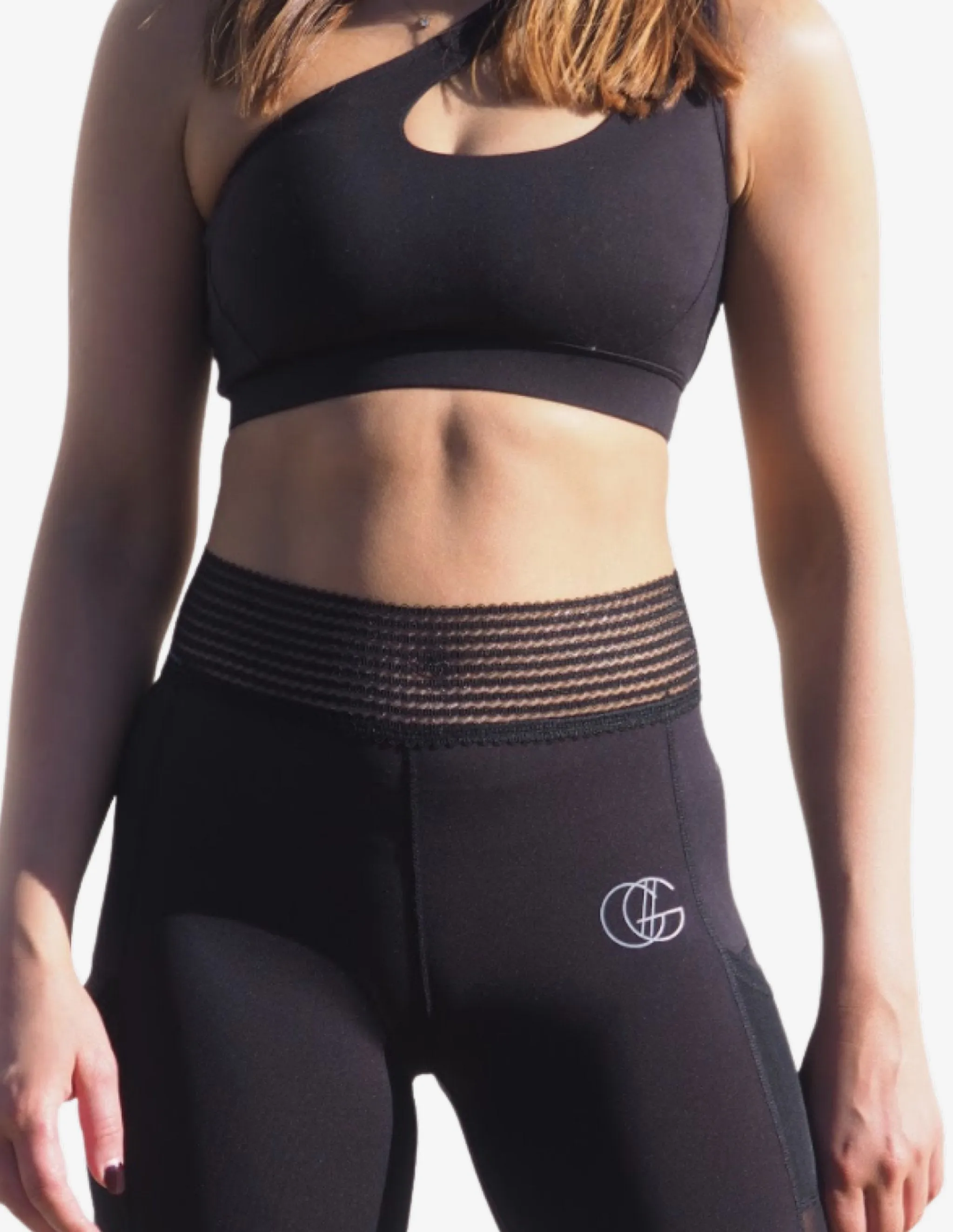 OLYMPIA MESH PANEL TIGHTS