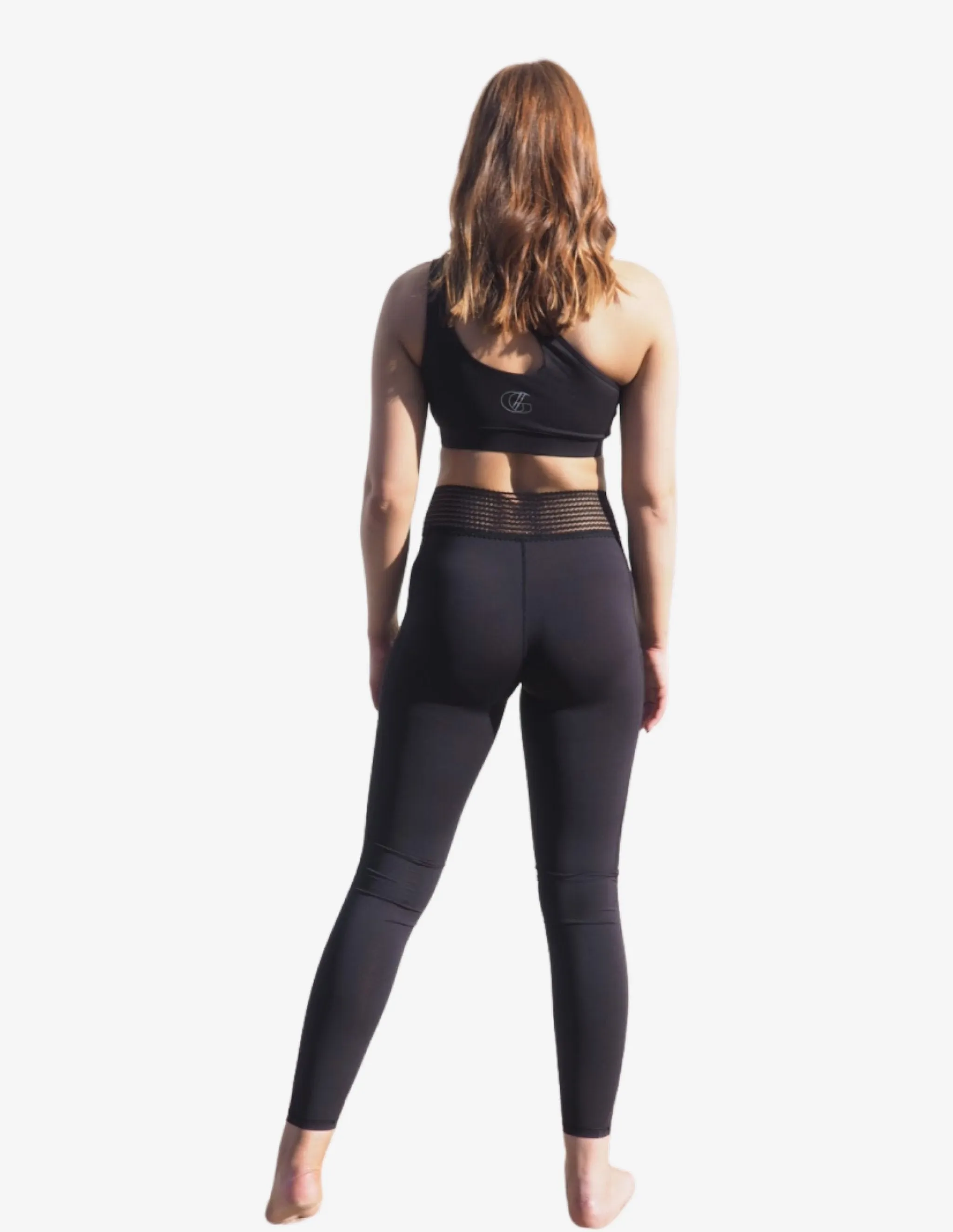 OLYMPIA MESH PANEL TIGHTS