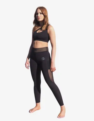 OLYMPIA MESH PANEL TIGHTS