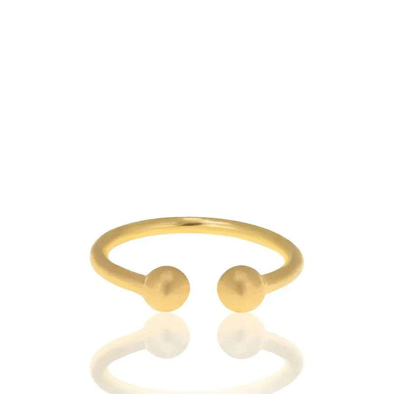 Open Halo Ring with Coating
