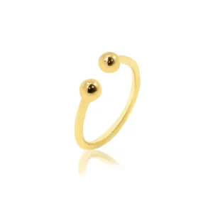 Open Halo Ring with Coating