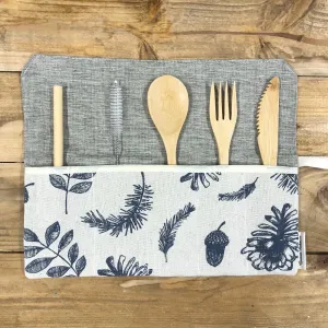 Organic Cotton & Linen Cutlery Roll- Limited Edition