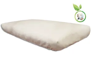 Organic Cotton Waterproof Crib Mattress Pad Protector