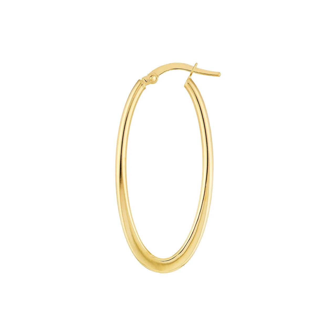 Oval Hoop Earrings