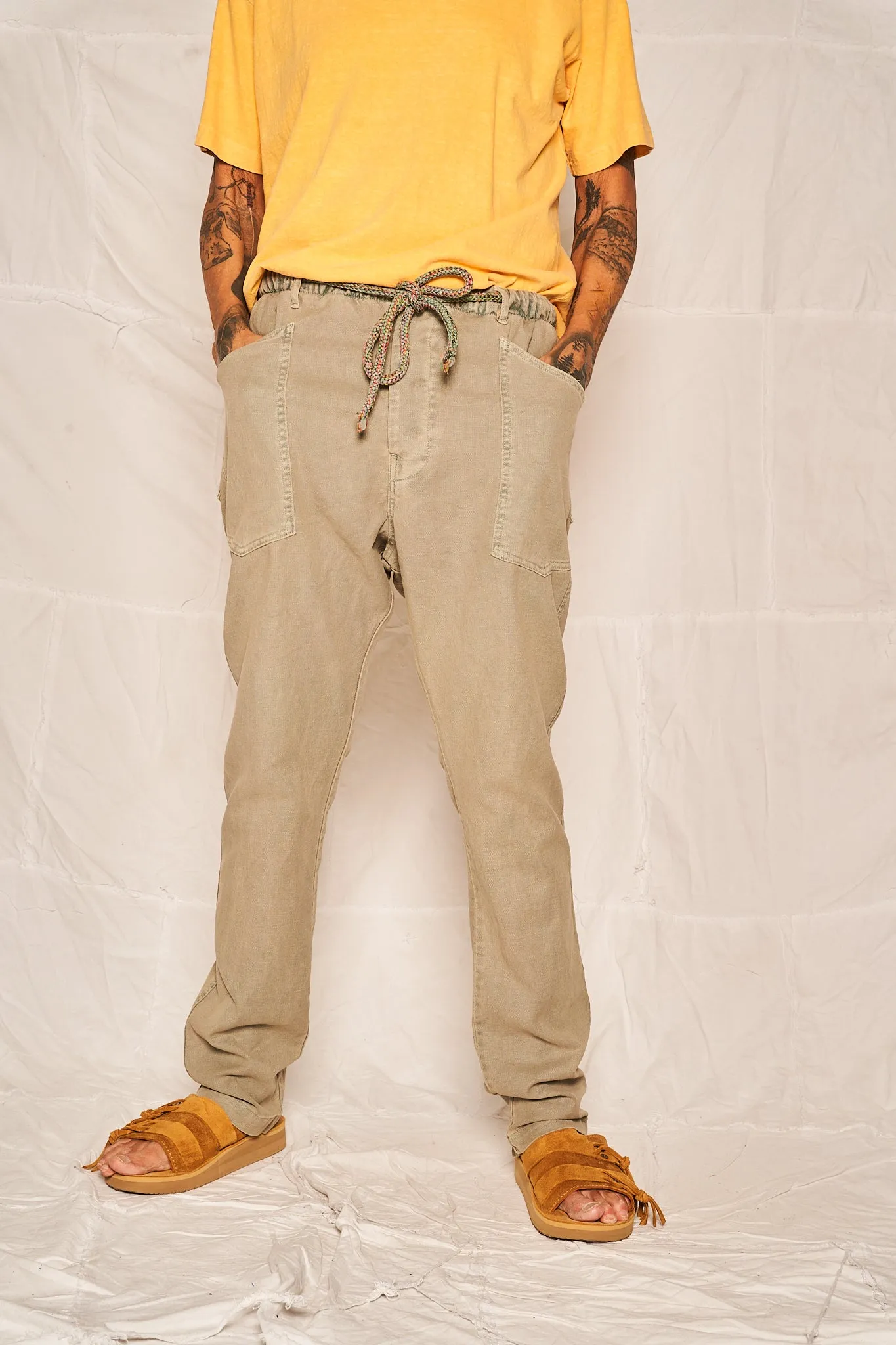 P38 Cotton/Linen Sage
