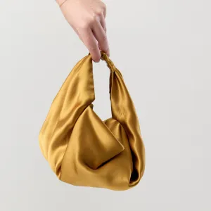 Parachute Bag - Gold Silk Satin