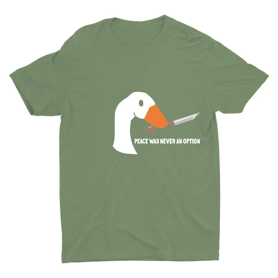 Peace Was Never An Option Cotton Tee