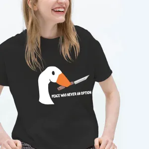 Peace Was Never An Option Cotton Tee