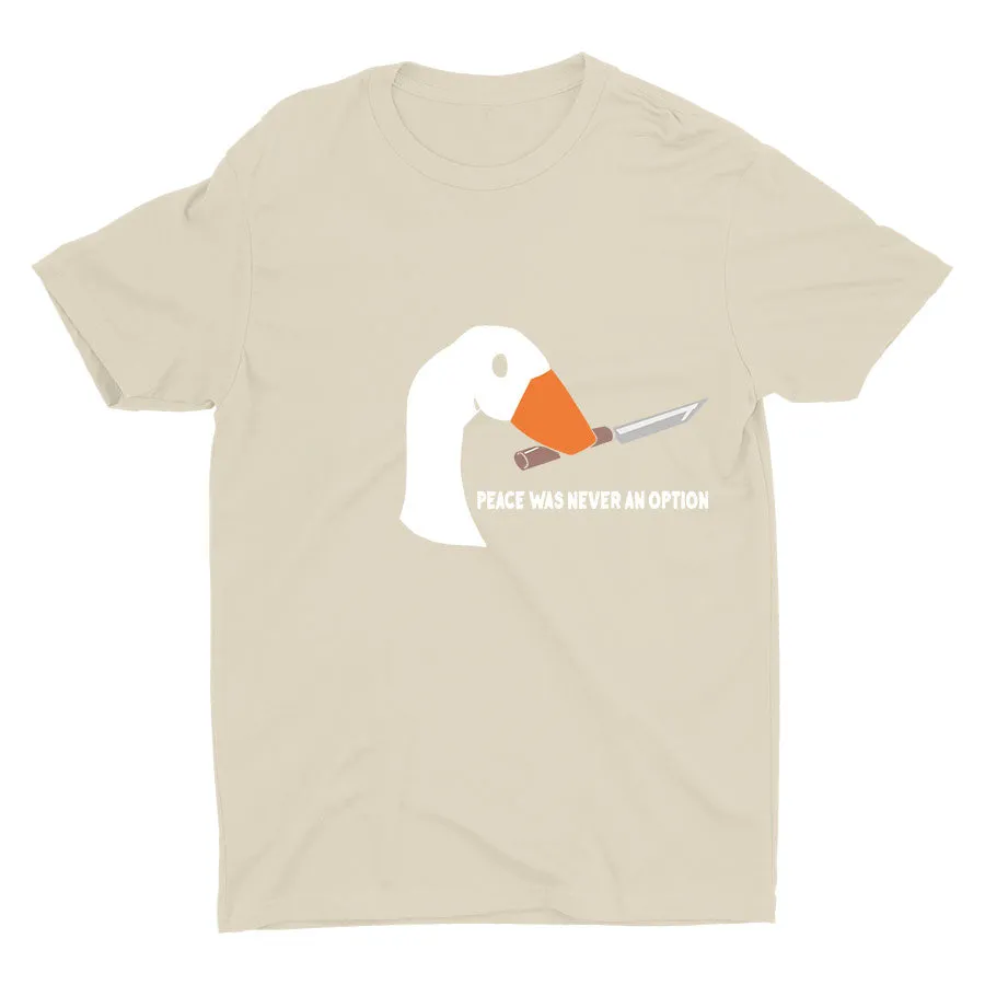 Peace Was Never An Option Cotton Tee