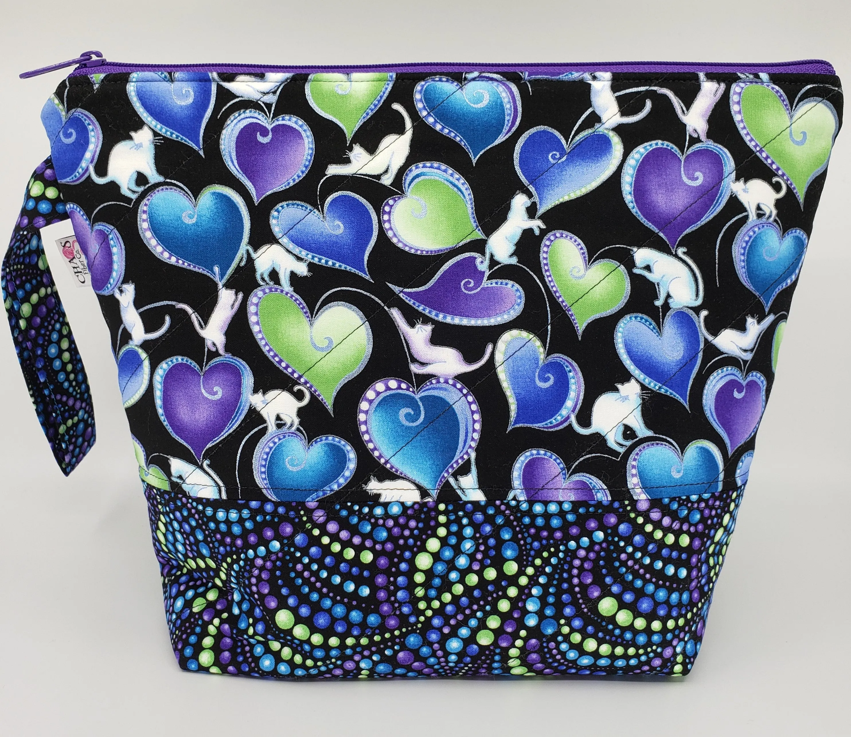 Pearly Cats - Project Bag - Medium