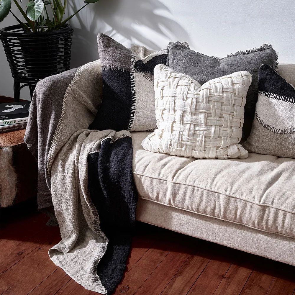 PERFECTO HANDWOVEN LINEN THROW 180X140CM