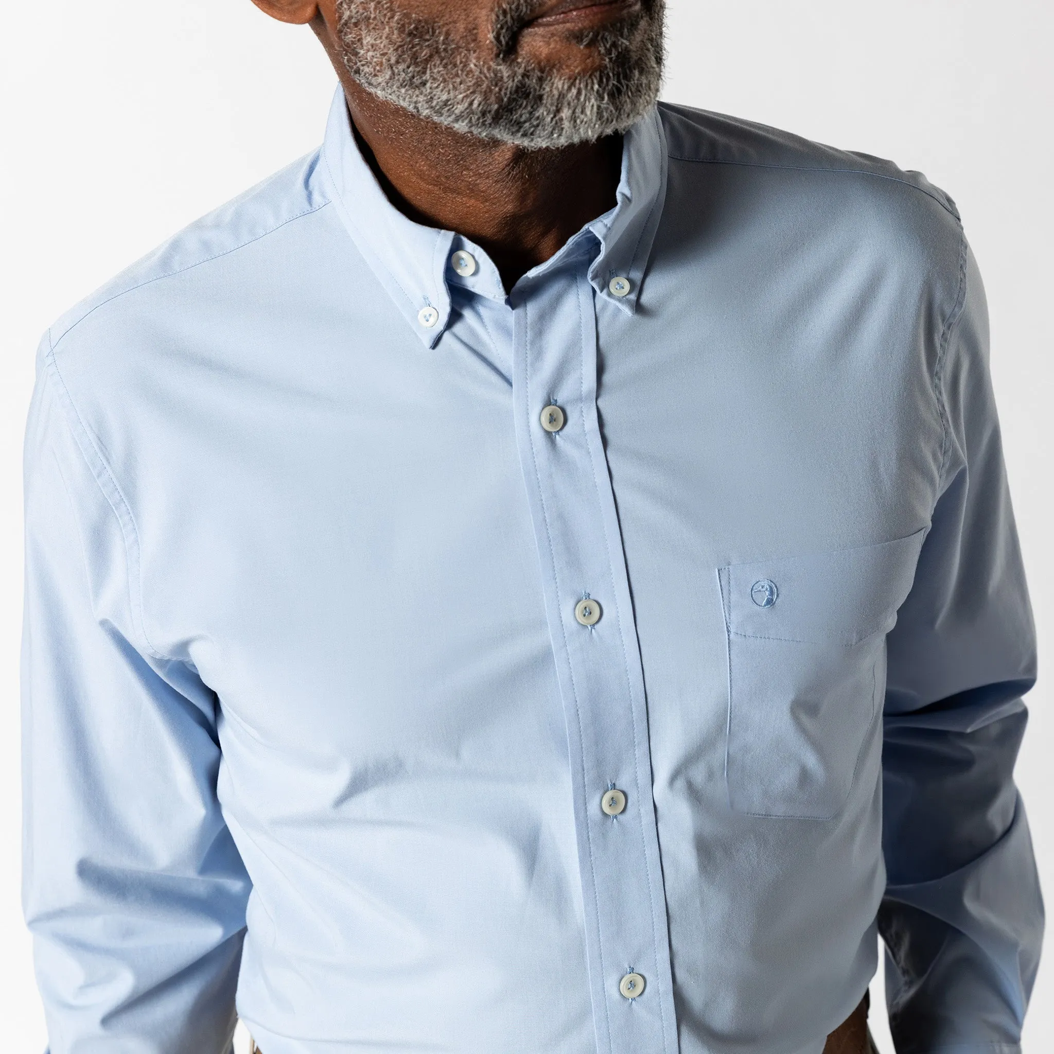 Performance Poplin Sport Shirt - Boyce Solid