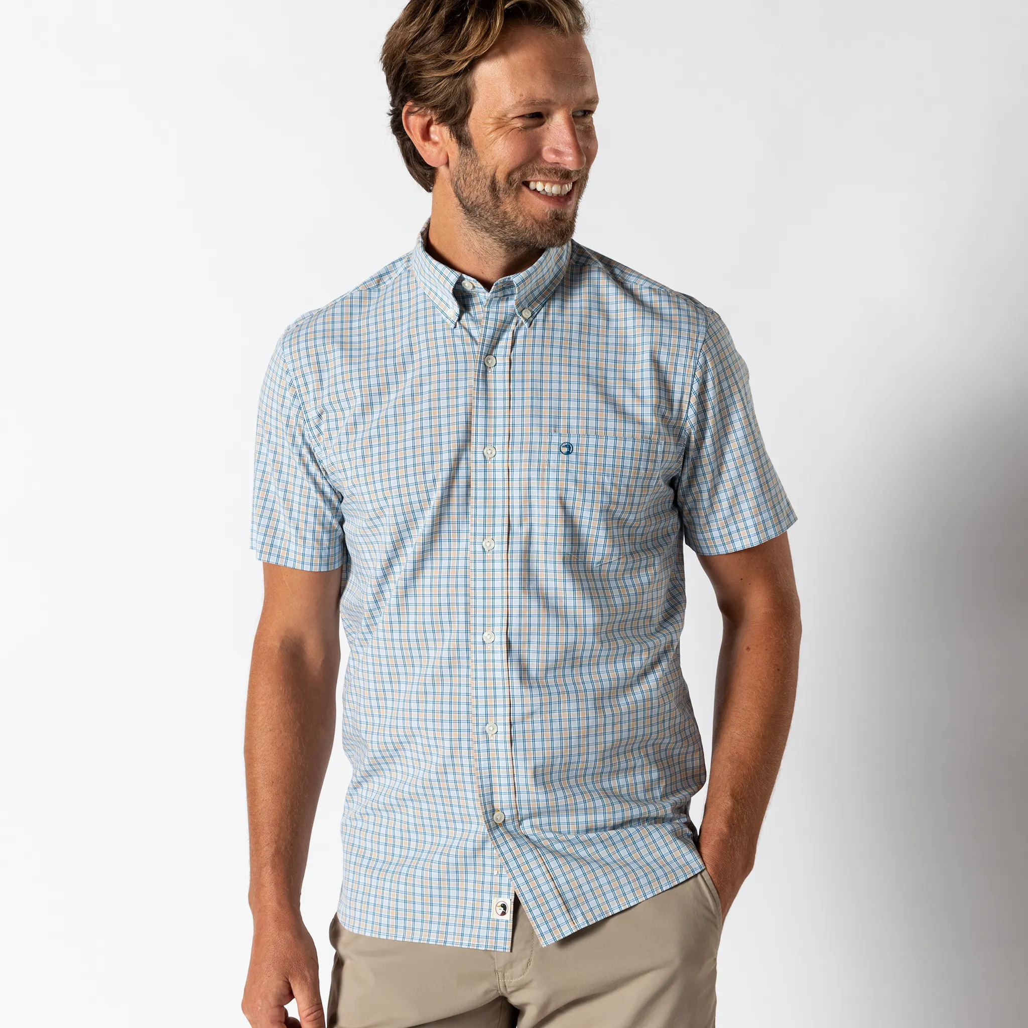 Performance Poplin Sport Shirt - Driggs Plaid