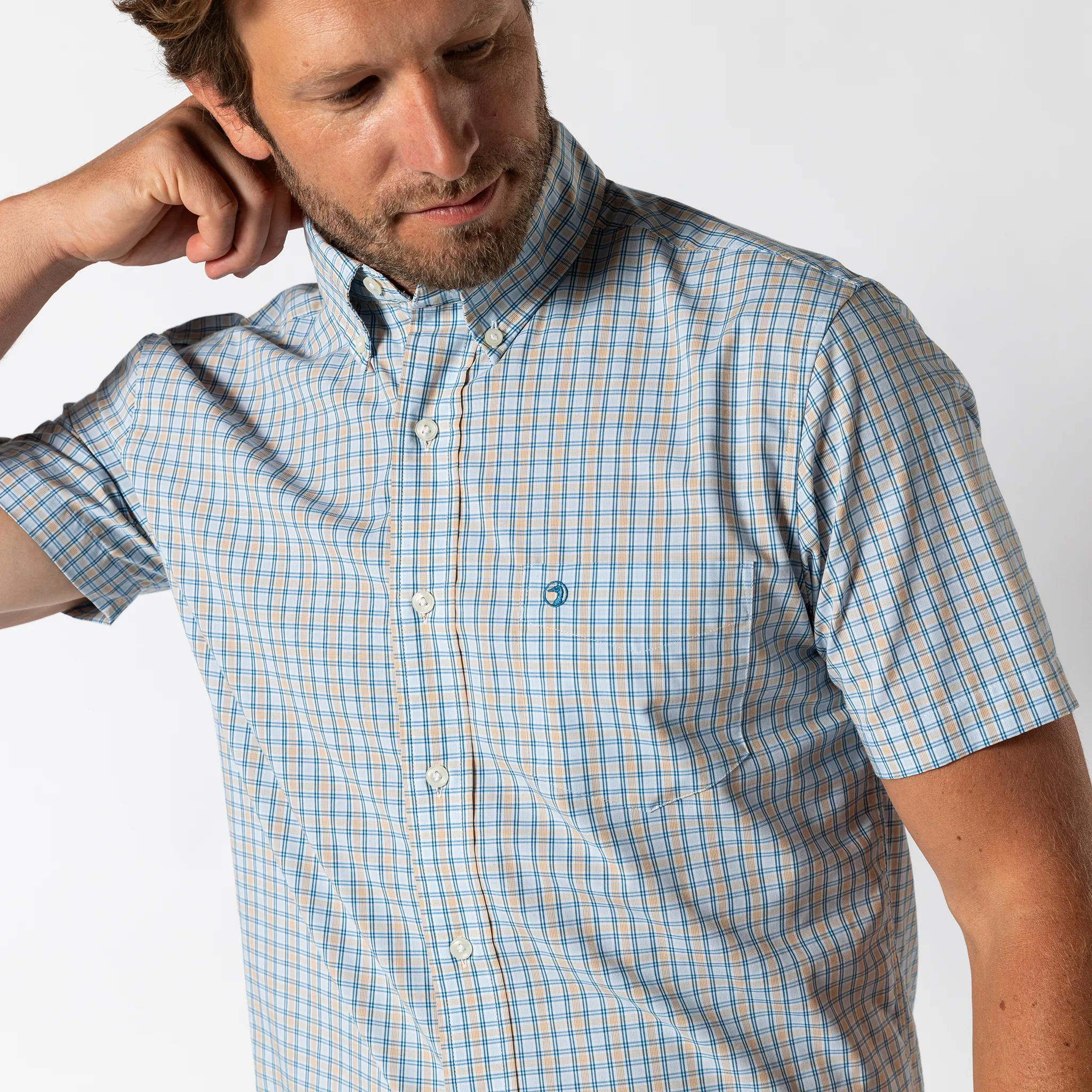Performance Poplin Sport Shirt - Driggs Plaid