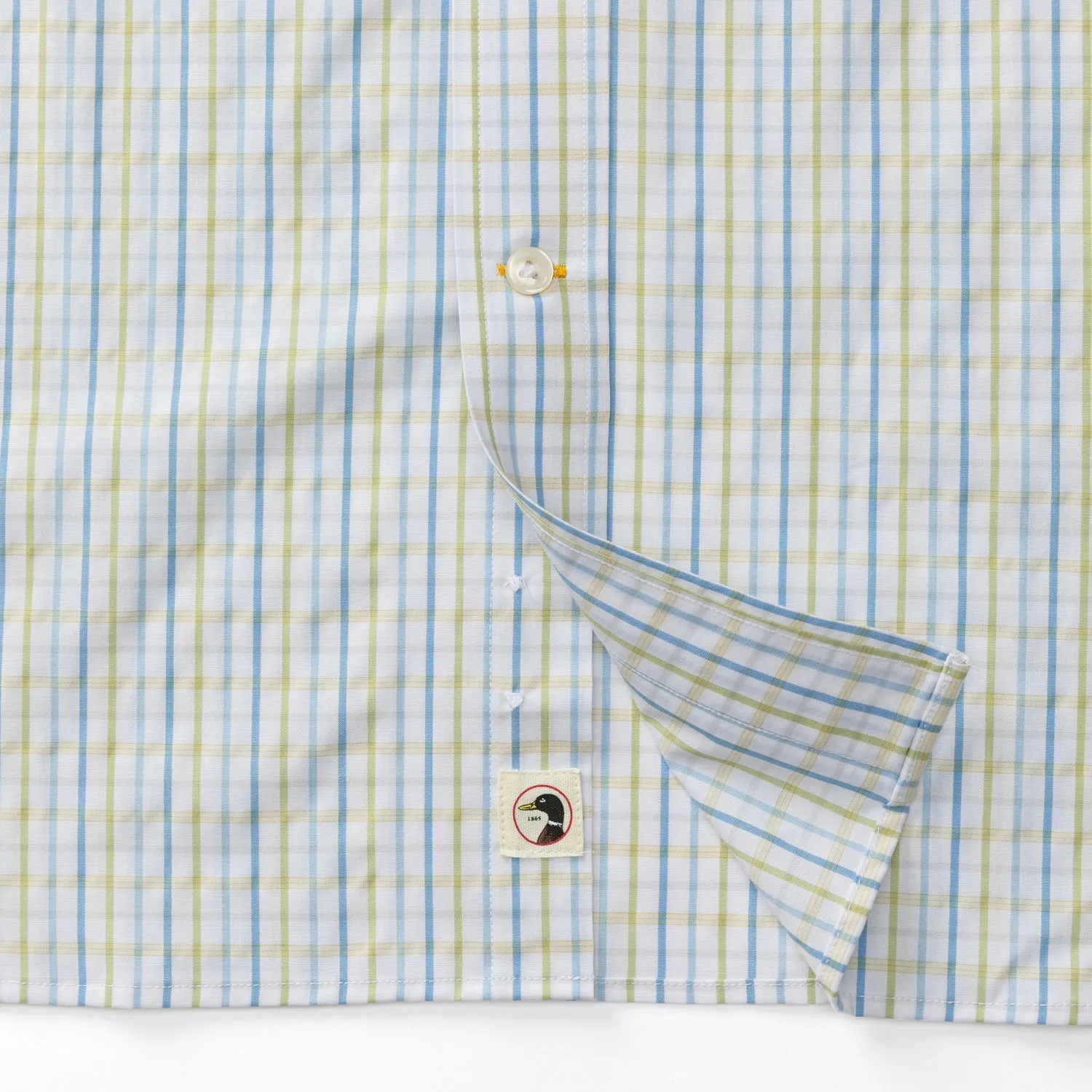 Performance Poplin Sport Shirt - Gaston Plaid