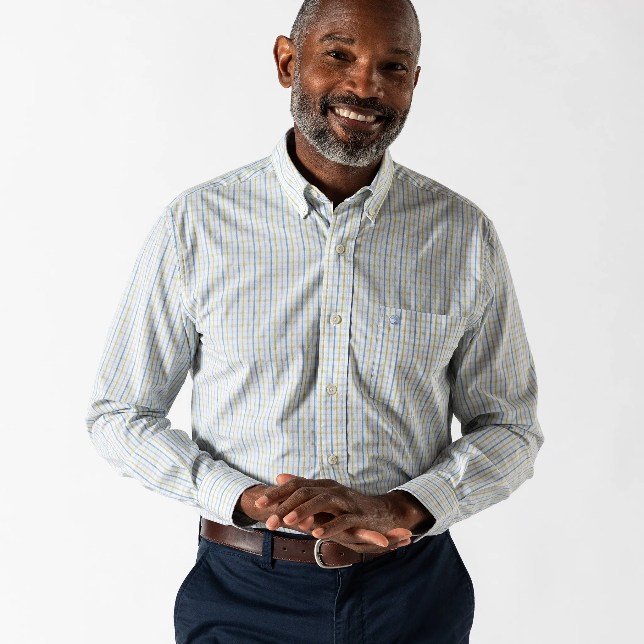 Performance Poplin Sport Shirt - Gaston Plaid
