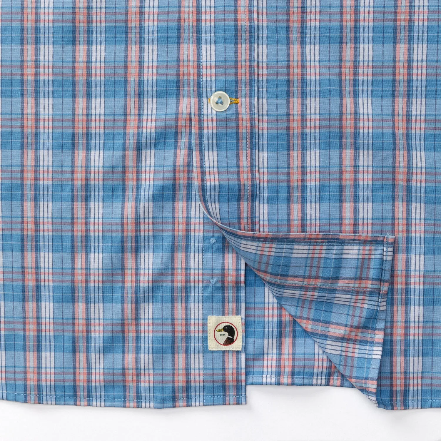 Performance Poplin Sport Shirt - Marcus Plaid
