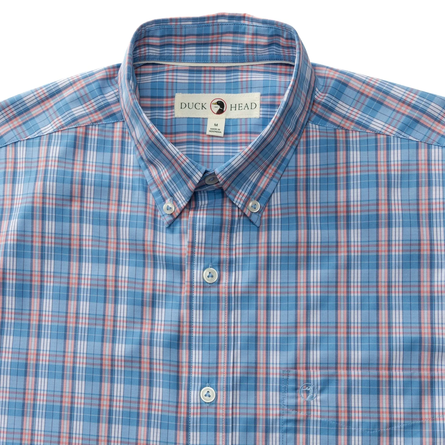 Performance Poplin Sport Shirt - Marcus Plaid