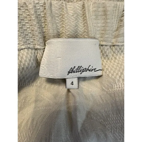 Phillip Lim Women Skirt  Palm Trees Printed Silk Cotton above knee Slight A Sz 4