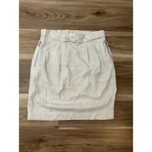 Phillip Lim Women Skirt  Palm Trees Printed Silk Cotton above knee Slight A Sz 4