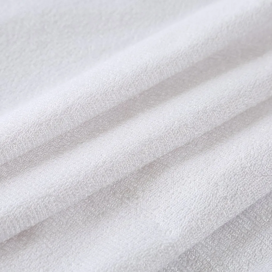 Pillow Protector Pillowcase Cases Cover Bamboo Fabric Soft Waterproof x2