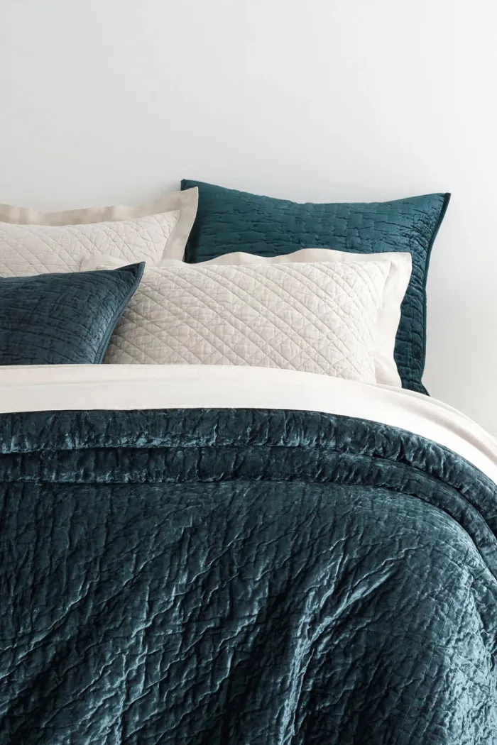 Pine Cone Hill Matte Velvet Quilted