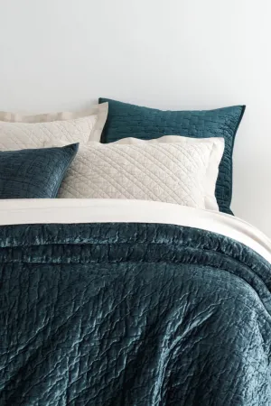 Pine Cone Hill Matte Velvet Quilted