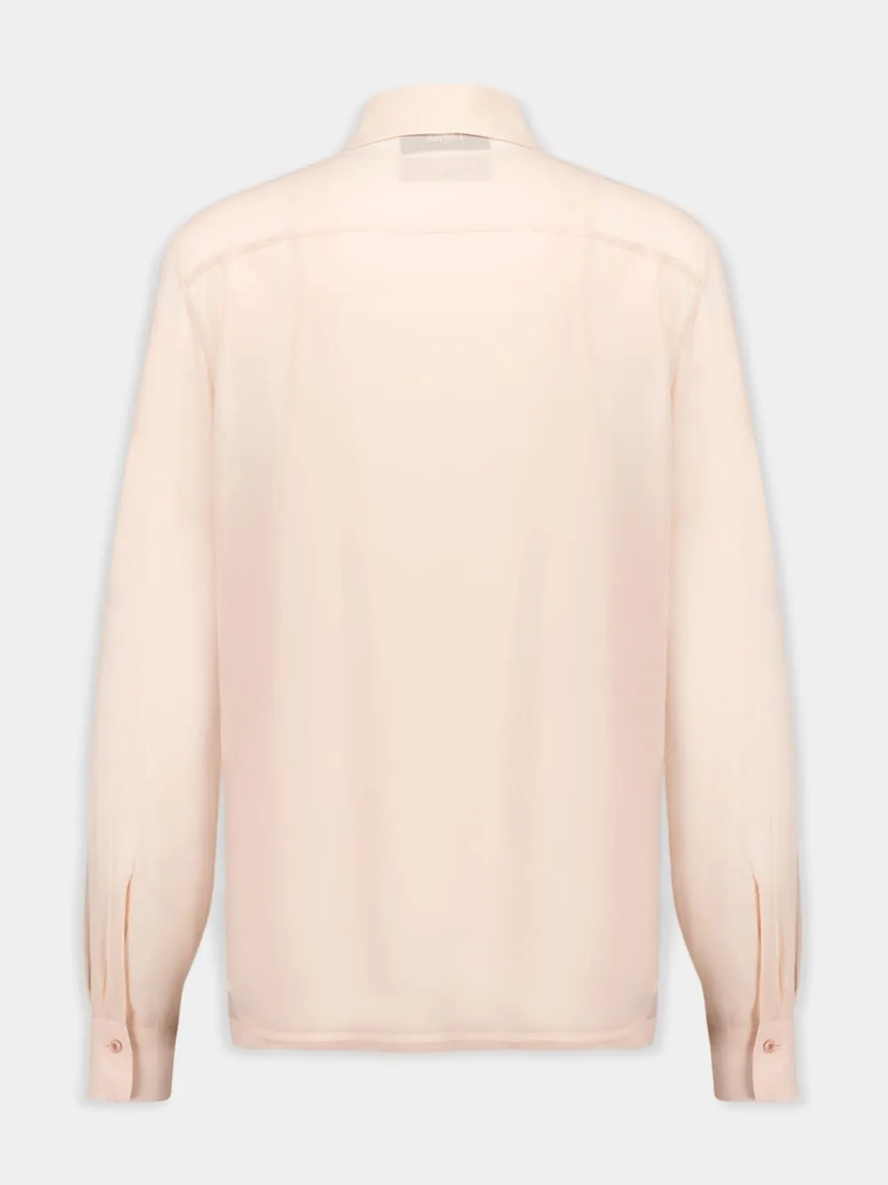 Pink Embroidered Silk Georgette Top