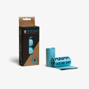Plant Based Poop Bags - Blue