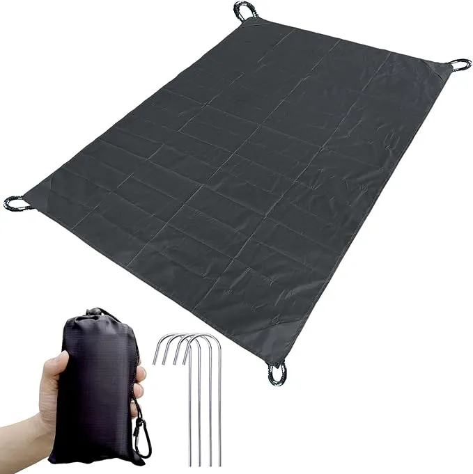Pocket Blanket, 55”*79” Outdoor Foldable Compact Lightweight Tarp for Concert Festival Travel Backpacking Hiking, Beach Blanket Sandproof, Easily Fit Small Bag, Water Resistant Fast Dry Picnic Mat