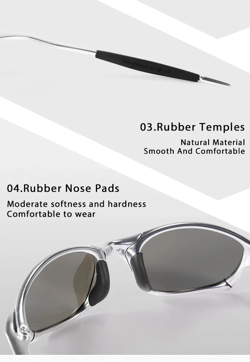 Polarized UV400 protection Metal Lightweight Frame Sunglasses