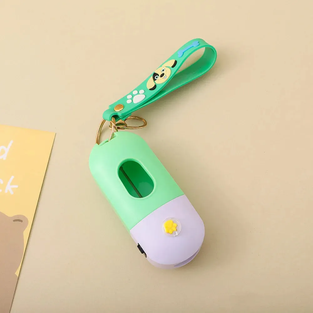 Portable Dog Poop Bag Dispenser & Waste Bag Holder