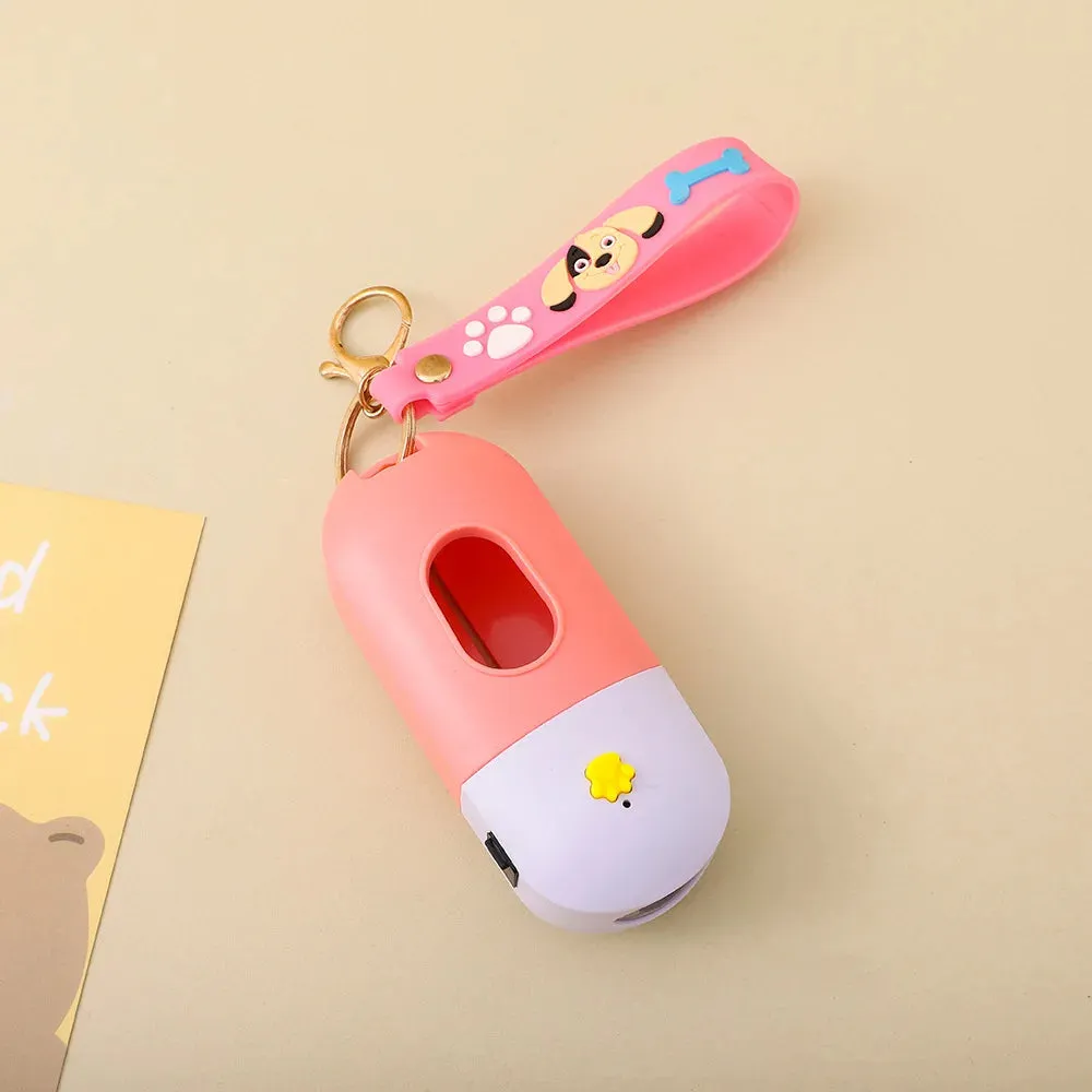 Portable Dog Poop Bag Dispenser & Waste Bag Holder