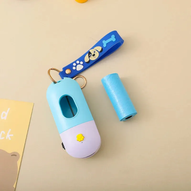 Portable Dog Poop Bag Dispenser & Waste Bag Holder
